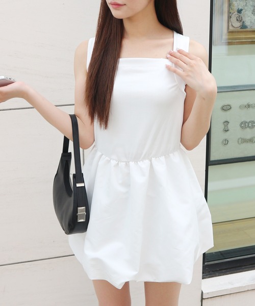 ALLuRing ChaRm ワンピース 夏 Balloon Camisole Dress / バルーン