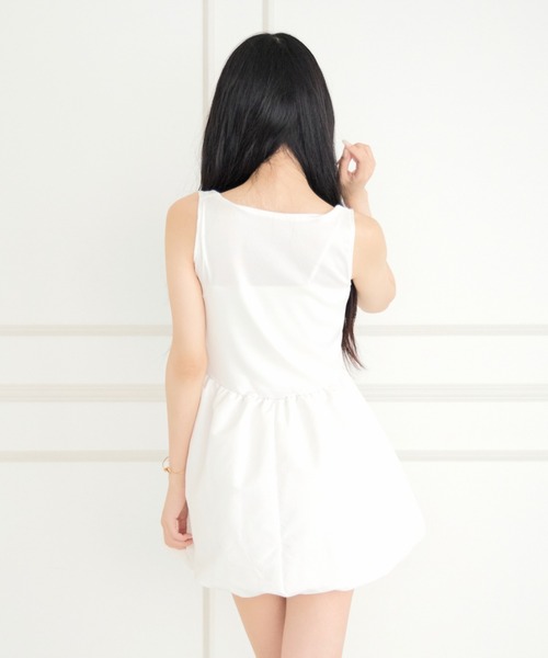 ALLuRing ChaRm ワンピース 夏 Balloon Camisole Dress / バルーン