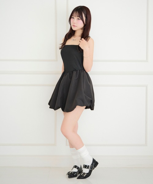 ALLuRing ChaRm ワンピース 夏 Balloon Camisole Dress / バルーン