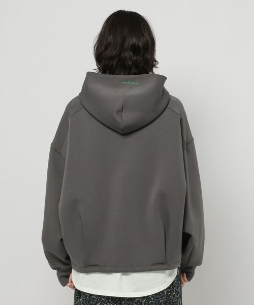 「niko and...」 ジップアップパーカー LARGE グレー レディース_画像8