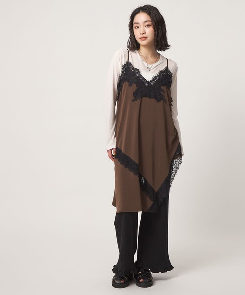 CITEN（シテン） ワンピース 「CITEN」レースキャミスリップドレス