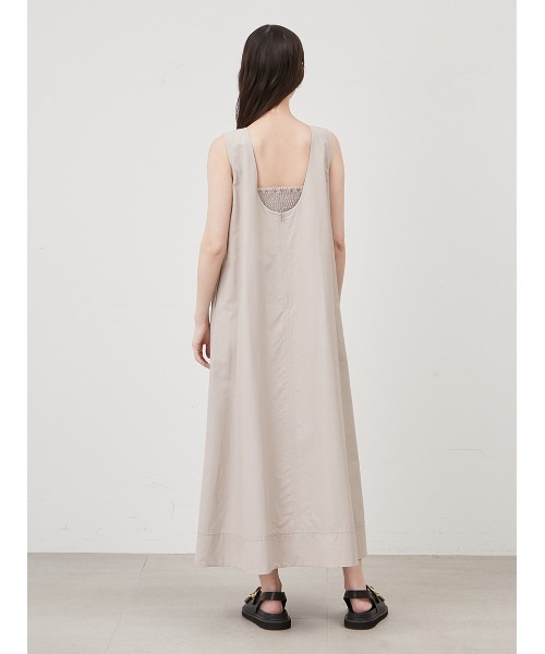 「Mila Owen」 ノースリーブワンピース 0 ブラウン レディース_画像8