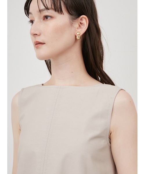 「Mila Owen」 ノースリーブワンピース 0 ブラウン レディース_画像10