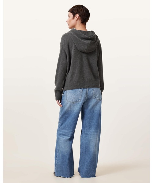 ワイドパンツ ジーンズ デニム デニムパンツ レディースの画像