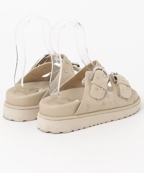 「LE TALON」 フラットサンダル M ベージュ レディース_画像2