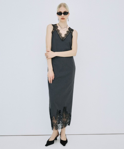 JOSE MOON（ジョゼムーン） ワンピース LACE TLIM DRESS/レーストリム 