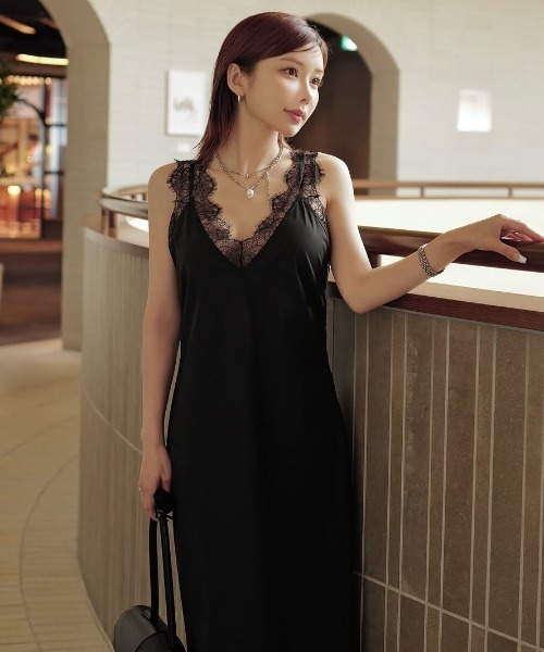 JOSE MOON（ジョゼムーン） ワンピース LACE TLIM DRESS/レーストリム
