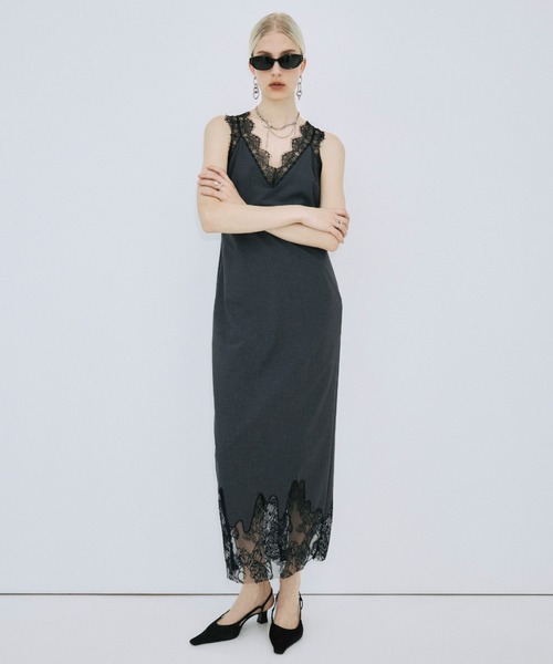 JOSE MOON（ジョゼムーン） ワンピース LACE TLIM DRESS/レーストリム