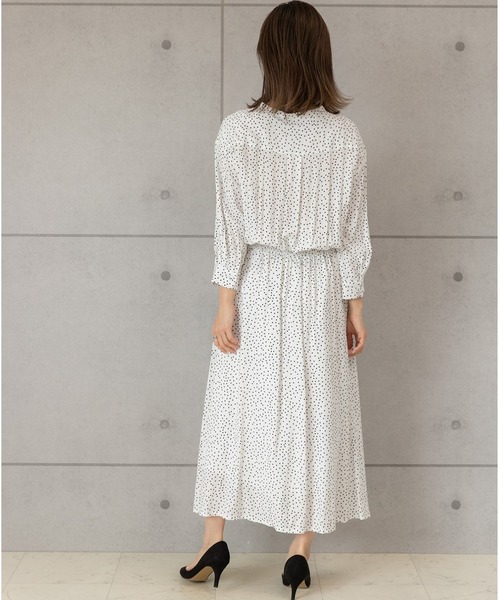 「PREFERIR」 長袖ワンピース MEDIUM グレー レディース_画像6