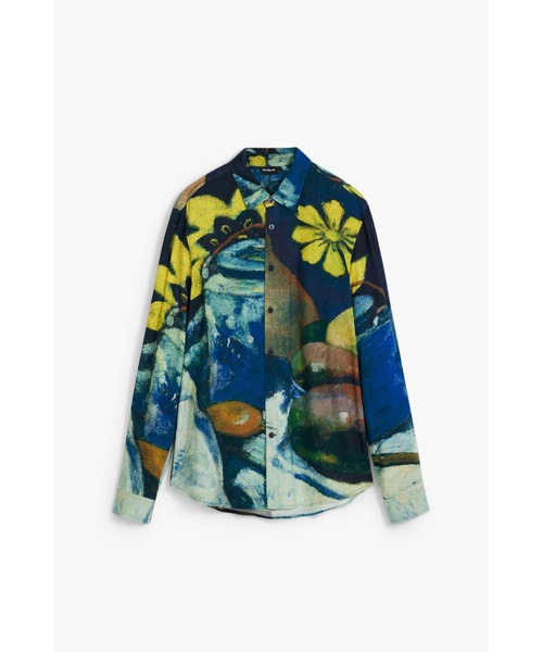 「Desigual」 長袖シャツ S ブルー メンズ_画像5