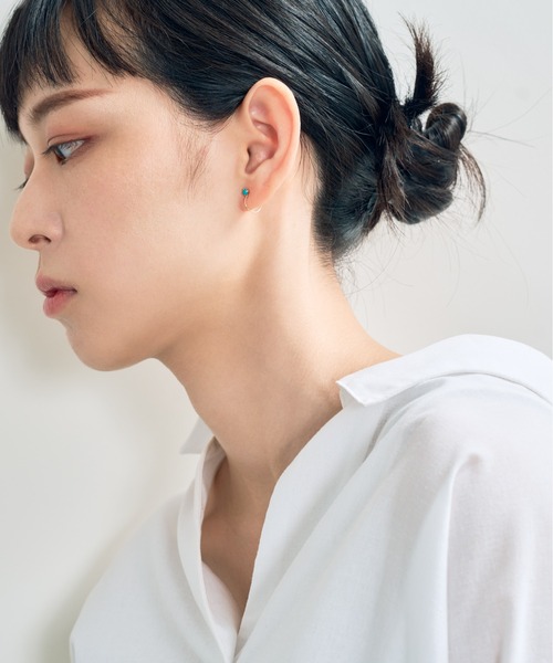 Jewel closet by L&Co. イヤリング K10 ターコイズ イヤリング