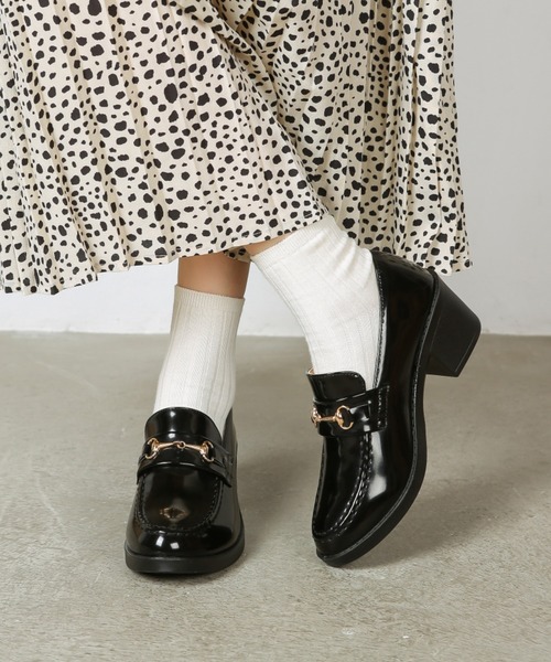 Shoes in Closet（シュークロ） ローファー 超軽量厚底 マニッシュ