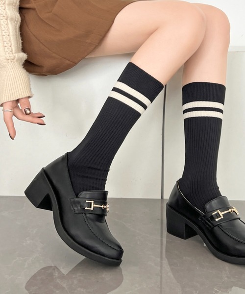 Shoes in Closet（シュークロ） ローファー 超軽量厚底 マニッシュ