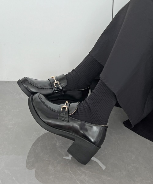 Shoes in Closet（シュークロ） ローファー 超軽量厚底 マニッシュ