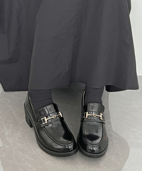 Shoes in Closet（シュークロ） ローファー 超軽量厚底 マニッシュ