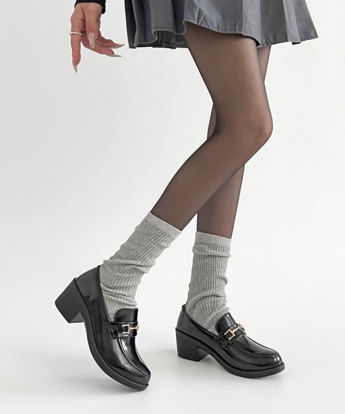 Shoes in Closet（シュークロ） ローファー 超軽量厚底 マニッシュ
