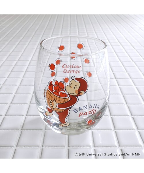 人気 Curious George おさるのジョージ Bp 3dグラス リンゴ 新入荷 流行