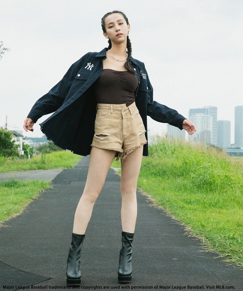 【MLB】ワークジャケット BACK TO THE FIELD ブラウス シャツ 「MLB」ワークジャケット