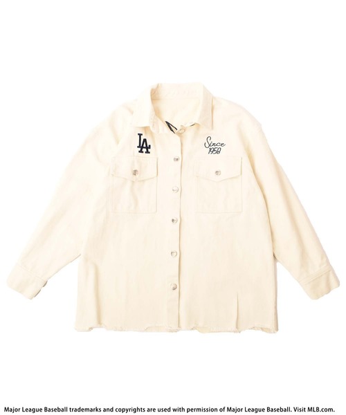 【MLB】ワークジャケット BACK TO THE FIELD ブラウス シャツ 「MLB」ワークジャケット