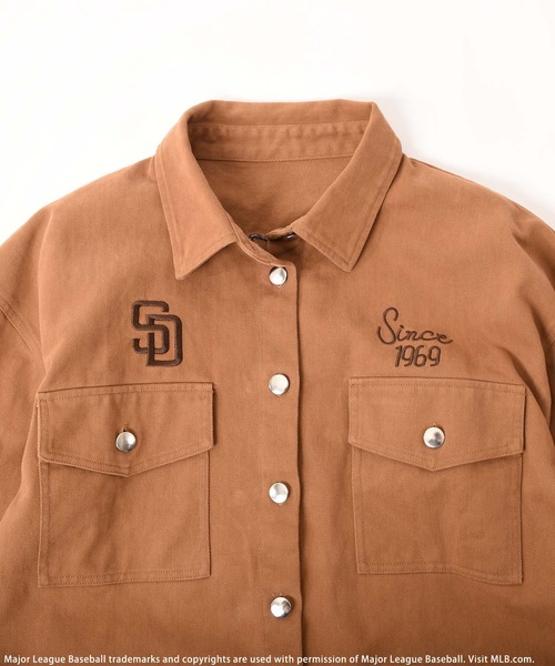 【MLB】ワークジャケット BACK TO THE FIELD ブラウス シャツ 「MLB」ワークジャケット