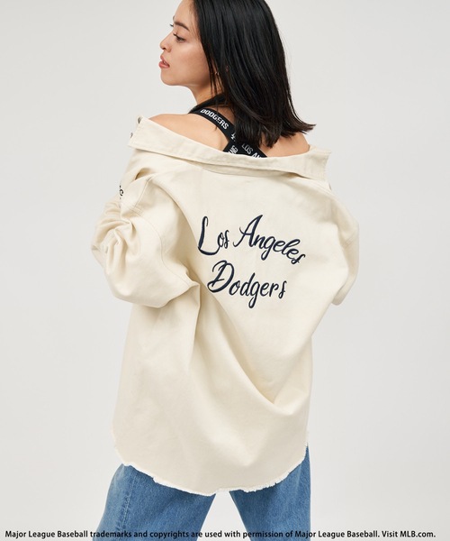 【MLB】ワークジャケット BACK TO THE FIELD ブラウス シャツ 「MLB」ワークジャケット
