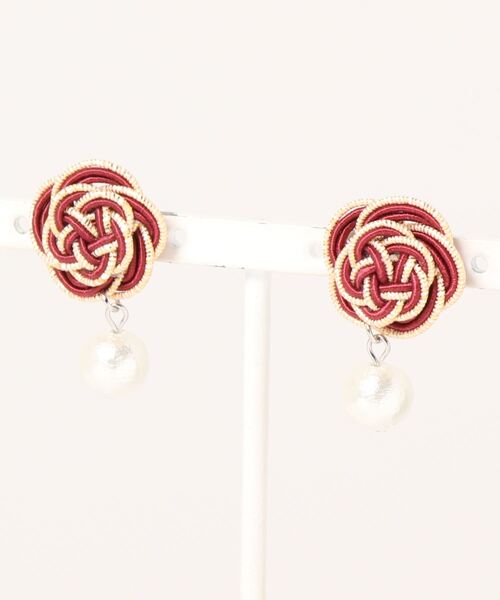 水引ピアス ピアス パール ハンドメイド 991 水引ピアス ピアス パール ハンドメイド 991