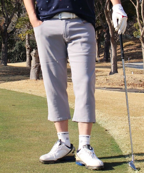 サイズ：M HYPEGOLF ハイプゴルフ  ストレッチパンツ  ベージュ系 [240101446108] ゴルフウェア メンズ ストスト サイズ：M HYPEGOLF ハイプゴルフ ストレッチパンツ ベージュ系