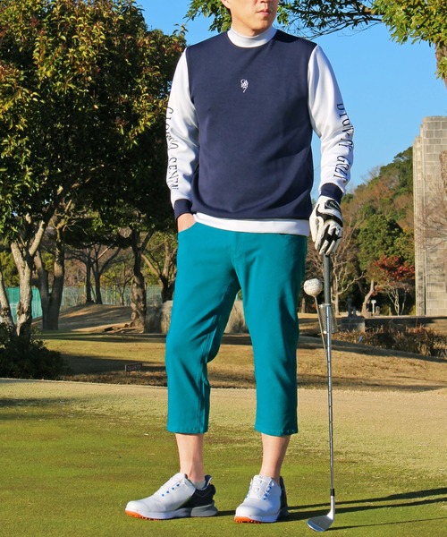 TopIsm ゴルフ スーパーストレッチ クロップドゴルフパンツ