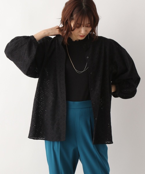 シャツ ブラウス カットワークレースブラウス/349503 レディース | GLOBAL WORK | 11