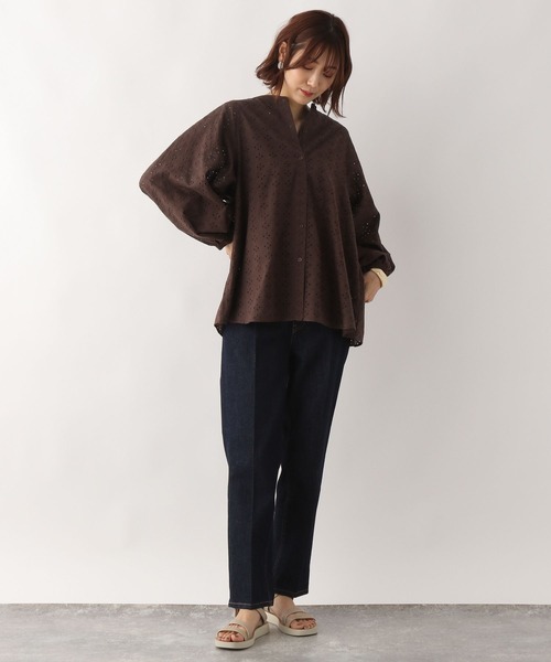 シャツ ブラウス カットワークレースブラウス/349503 レディース | GLOBAL WORK | 12