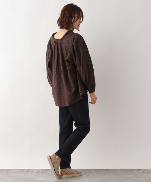シャツ ブラウス カットワークレースブラウス/349503 レディース | GLOBAL WORK | 14