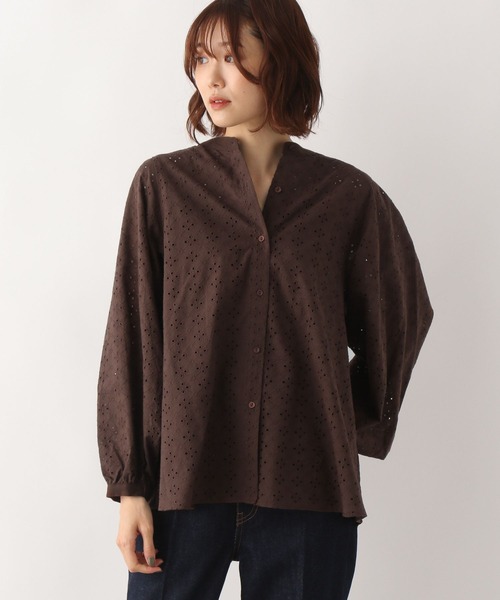 シャツ ブラウス カットワークレースブラウス/349503 レディース | GLOBAL WORK | 15