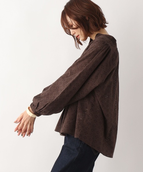 シャツ ブラウス カットワークレースブラウス/349503 レディース | GLOBAL WORK | 16