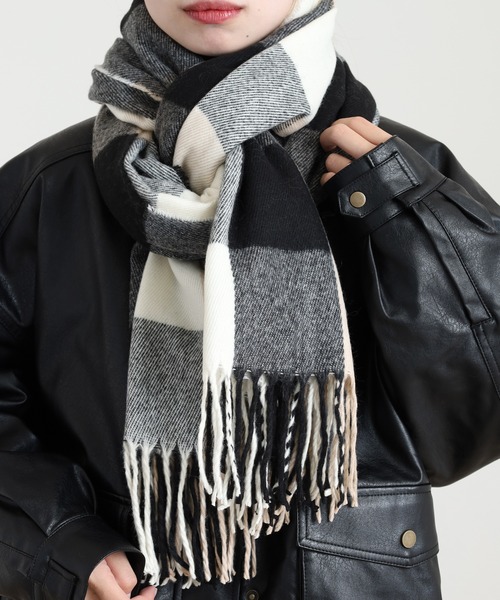 FUNALIVE（ファンアライブ） ストール マフラー PAGE ONE チェック大判