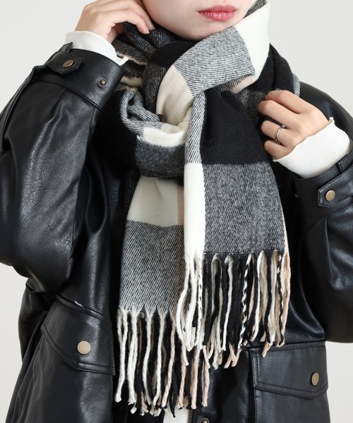 FUNALIVE（ファンアライブ） ストール マフラー PAGE ONE チェック大判