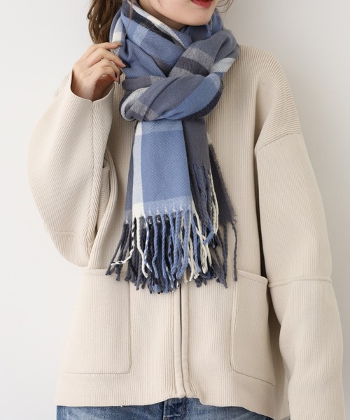 FUNALIVE（ファンアライブ） ストール マフラー PAGE ONE チェック大判