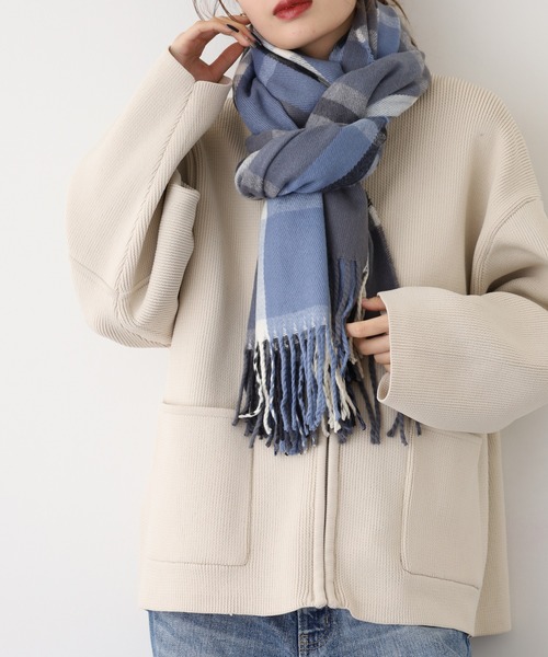 FUNALIVE（ファンアライブ） ストール マフラー PAGE ONE チェック大判