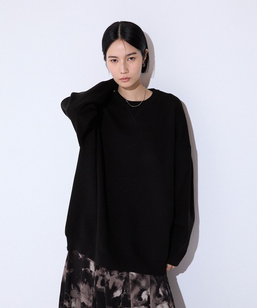 JEANASIS（ジーナシス） ニット セーター 12G Wジャガードボリューム