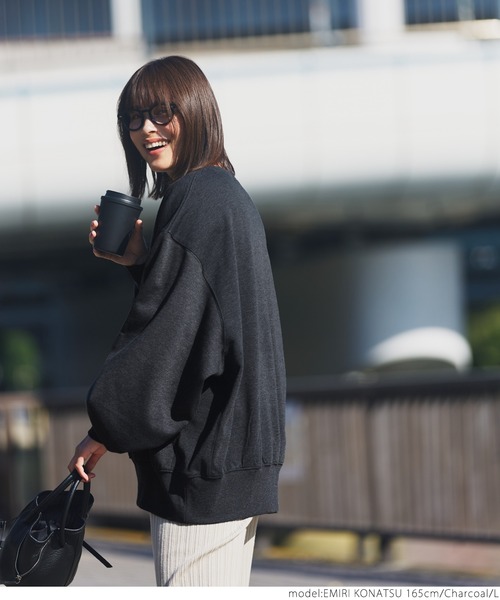 coca（コカ） トレーナー スウェット 裏起毛 裏起毛カンガルーポケット