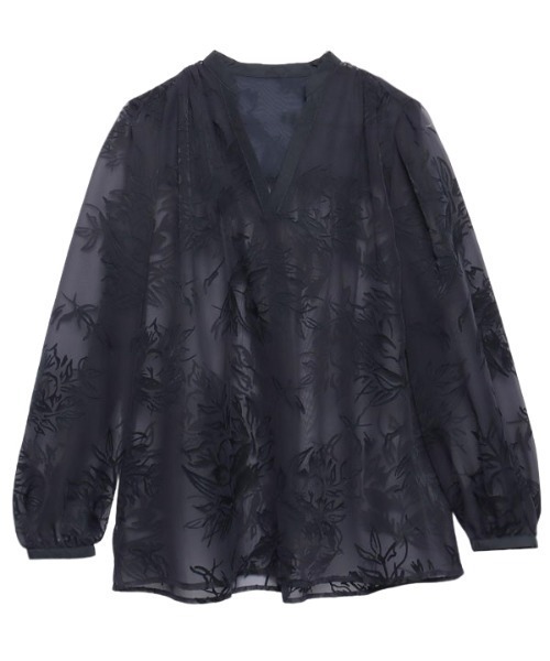 anuans（アニュアンス） シャツ ブラウス レディース スキッパーネック