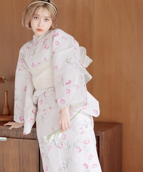Dita（ディータ） ゆかた 浴衣 1人で着られる浴衣5点セット 和歌山染工