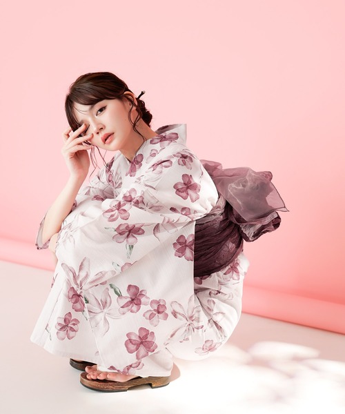 Dita（ディータ） ゆかた 浴衣 1人で着られる浴衣5点セット 和歌山染工