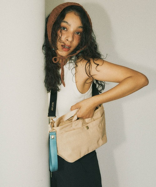 ショルダーバッグ バッグ 「TRIP.INN」2WAYポケット横型ショルダー