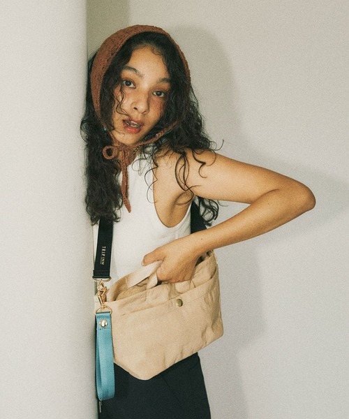 ショルダーバッグ バッグ 「TRIP.INN」2WAYポケット横型ショルダー