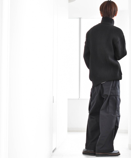 セーター ニット 畦編みドライバーズニット メンズ レディース