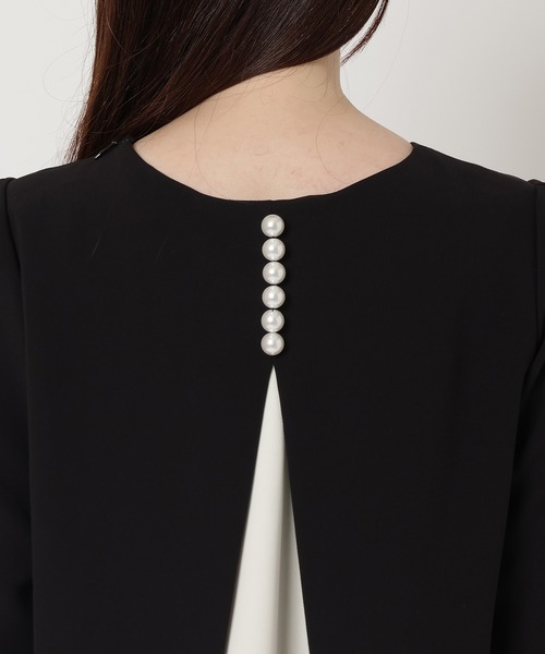 Rose Tiara（ローズティアラ） チュニック パール付レイヤード風