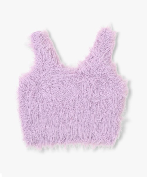 タンクトップ ノースリーブ ANNA SUI NYC モンスターシャギー