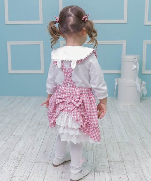 ♥ 女児風 ピンク くま ロリータ 2way ジャンパースカート ♥ ♥ 女児風 ピンク くま ロリータ 2way ジャンパースカート ♥