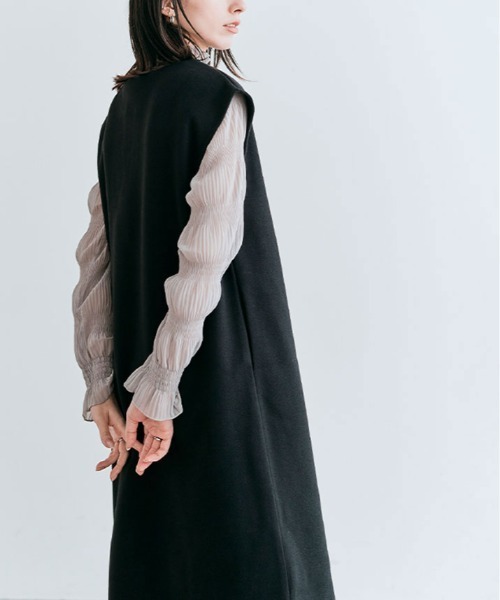 ジャンパースカート ウールライク ジャンスカ : ZOZOTOWN Yahoo!店