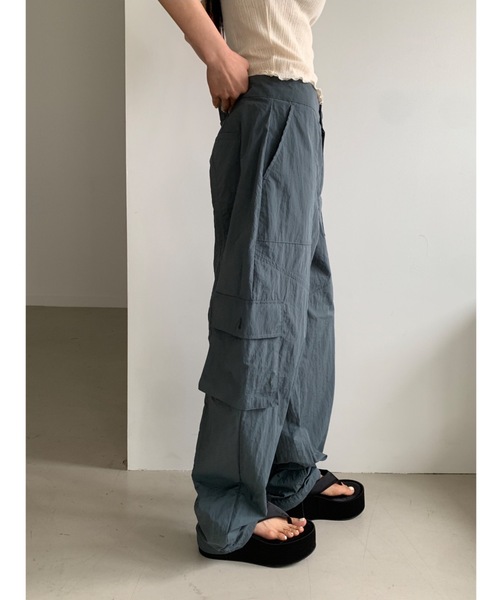 Didot.showroom カーゴパンツ　ハイウエスト Didot.showroom カーゴパンツ 「DIDOT.」3Dポケット ハイ